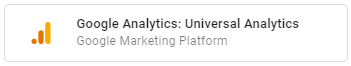 At this point just the Universal Analytics Tag with pageviews and events is supported.